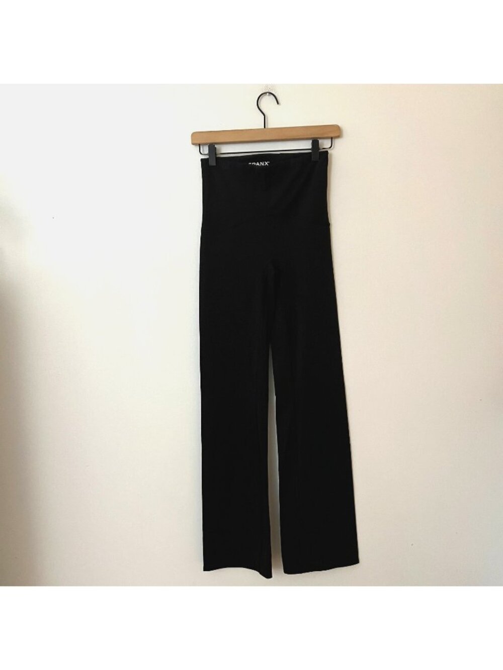 SPANX Booty Boost Black High Rise Flare Yoga Pant Leggings Women's Size Small
